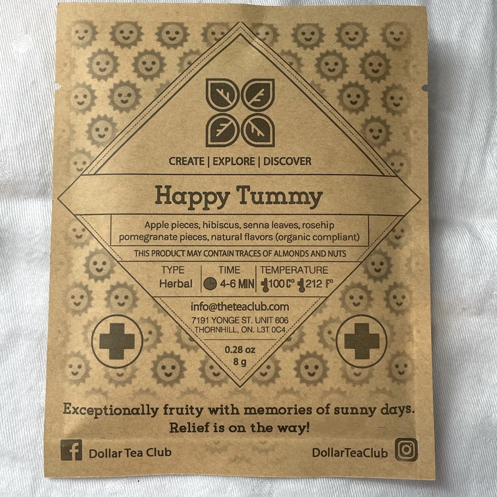 Happy Tummy Loose Leaf Tea, 8 g, Dollar Tea Club